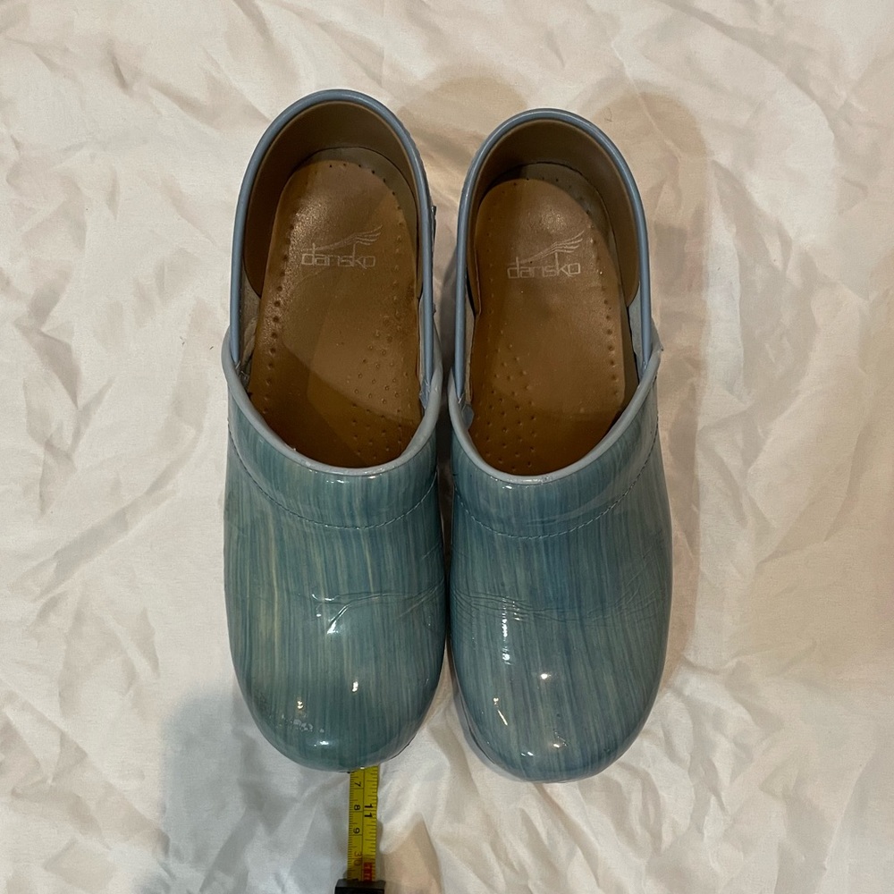 Light Blue Dansko Closed Back Women’s Shoes, Size 39